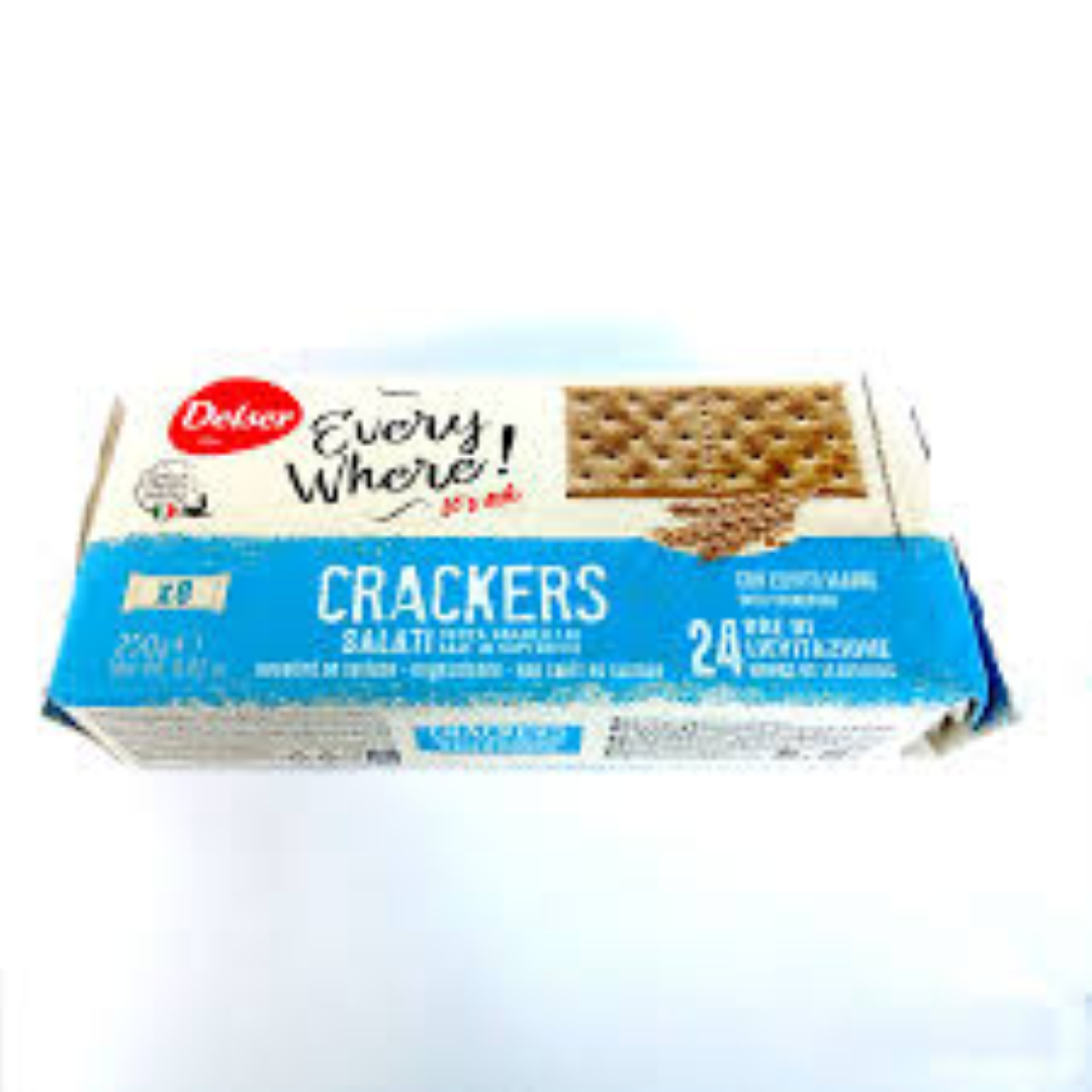DELSER CRACKER CRACKER UNSALTED 250
